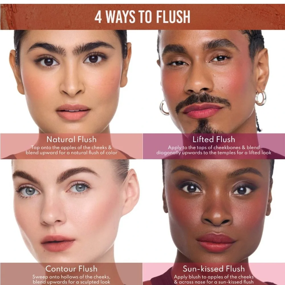 💫Danessa Myricks Yummy Skin Flushed Blur Balm Powder Mini Rose N Brunch NIB